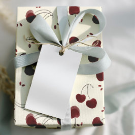 Watercolor Burgundy Cherries – Modern - Valentine Inpakpapier Vel