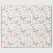 Watercolor Butterflies Pattern Cadeaupapier (Vlak)
