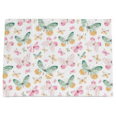 Watercolor Butterflies Pattern Groot Cadeauzakje (Voorkant)