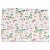 Watercolor Butterflies Pattern Groot Cadeauzakje (Achterkant)
