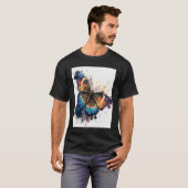 Watercolor Butterfly Beautiful Colorful T-shirt (Voorkant volledig)
