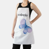 Watercolor Butterfly Flight Script Name Art Schort (Insitu)