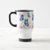 Watercolor Butterfly Mug | Soft Blue Floral Art Reisbeker (Links)