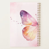 Watercolor Butterfly Planner (Achterkant)