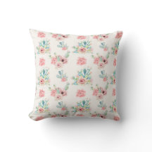 Watercolor Cacti Bloom Cushion 16×16