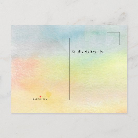 Watercolor Cacti Verhuizen Aankondigingskaart (Achterkant)