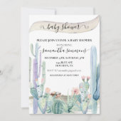 Watercolor Cactus Desert Southwest Kaart (Voorkant)