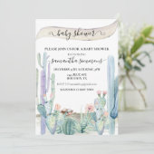 Watercolor Cactus Desert Southwest Kaart (Staand voorkant)