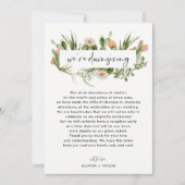 Watercolor Cactus Kleinere Huwelijksupdate Downsiz Kaart (Voorkant)