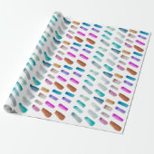 watercolor cadeauverpakking cadeaupapier (Uitgerold)