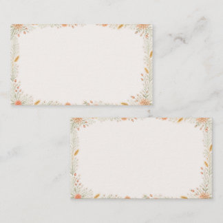 Watercolor Camellia Wedding Place Card Plaatskaartje
