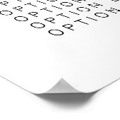 Watercolor Camera Fotograaf Prijs Menu Afdruk Poster (Hoek)