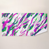 Watercolor Camouflage Design. Abstract Safari Tile Badhanddoek (Badhanddoek)