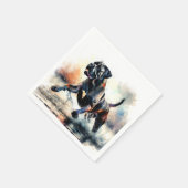 Watercolor Cane Corso dog Servet (Hoek)