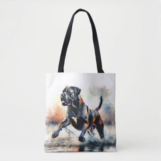 Watercolor Cane Corso dog Tote Bag (Voorkant)