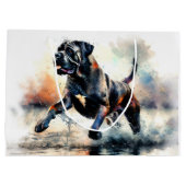 Watercolor Cane Corso hond Groot Cadeauzakje (Achterkant)