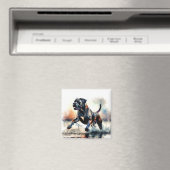 Watercolor Cane Corso-hond Magneet (Insitu (Vaatwasser))