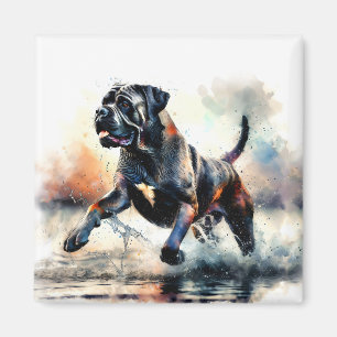 Watercolor Cane Corso-hond Magneet