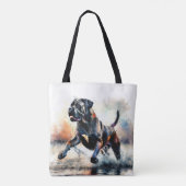 Watercolor Cane Corso-hond Tote Bag (Achterkant)
