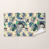 Watercolor Cats in a Garden Bad Handdoek (Handdoek)