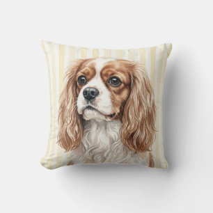 Watercolor Cavalier King Charles Spaniel Worpillow Kussen