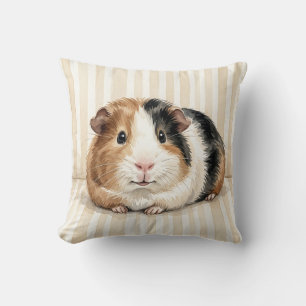 Watercolor Cavia Worpdek Kussen