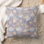 Watercolor Celestial Nursery Pillow | Pastel Moons Kussen (Deken)