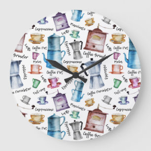 Watercolor Ceseseso cups, mugs pots Grote Klok