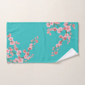 Watercolor Cherry Blossom Bath Towel Set Bad Handdoek (Handdoek)