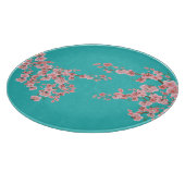 Watercolor Cherry Blossom Cutting Board Snijplank (Hoek)