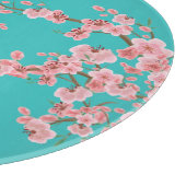 Watercolor Cherry Blossom Cutting Board Snijplank (Hoek)