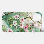 Watercolor Cherry Blossoms Case-Mate iPhone Case (Achterkant (horizontaal))
