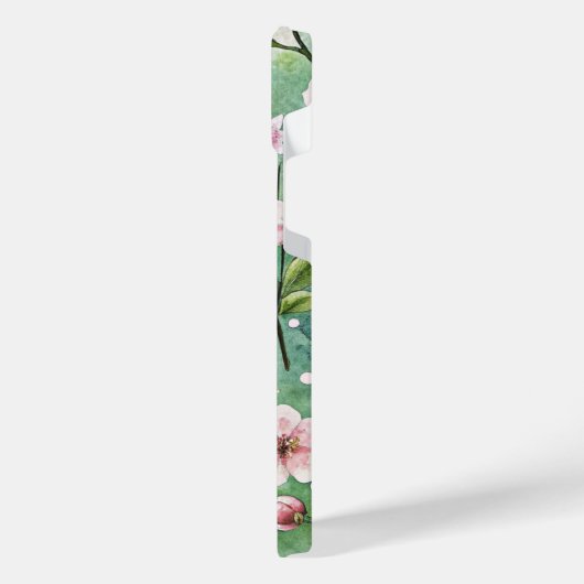 Watercolor Cherry Blossoms iPhone Hoesje (Linkerkant)