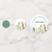 Watercolor Child's Bug Insect Birthday Confetti (Achterkanten)