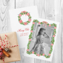 Watercolor Chinoiserie Ornamenten Slinger Kerstmis