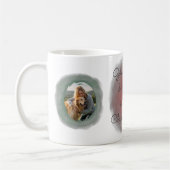 Watercolor Christmas Golden Retriever Custom Koffiemok (Links)