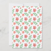 Watercolor Christmas Holiday Party Kaart (Achterkant)