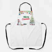 Watercolor Christmas Holiday Schort (Voorkant)