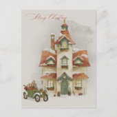 Watercolor Christmas Holidays Postcard Briefkaart (Voorkant)