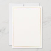 Watercolor Christmas Scene Non-Photo Card Notitiekaartje (Achterkant)