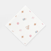 Watercolor Christmas Toys  Servet (Hoek)