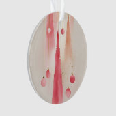 Watercolor Christmas Tree and Ornament (voorkant)