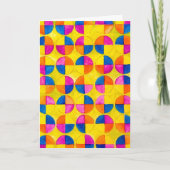 Watercolor Circles ¡Feliz cumpleaños! Bday Card Kaart (Voorkant)