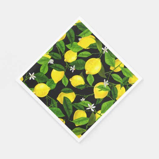 Watercolor Citroen 2 Servet (Hoek)