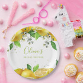Watercolor Citroenen Feest Papieren Bordjes (Feest)