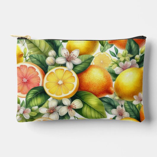 Watercolor Citrusfruitpatroon Etui (Voorkant)