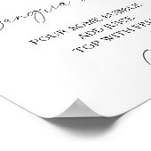 Watercolor citruslemon - sangriabar poster (Hoek)