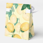 Watercolor citruslemons bedankdoosjes (Achterkant)