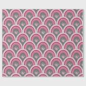 Watercolor Classic Pink Hand-drawn Cadeaupapier (Vlak)