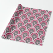Watercolor Classic Pink Hand-drawn Cadeaupapier (Uitgerold)